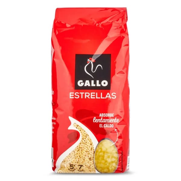 Pasta de estrellas Gallo bolsa 450 g - 0.45 kg - Imagen del producto en Findit
