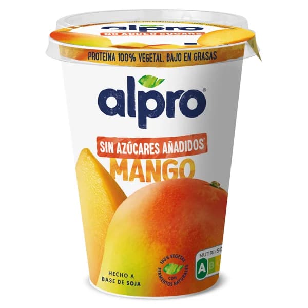 Postre de soja sabor mango Alpro vaso 400 g - 0.4 kg - Imagen del producto en Findit
