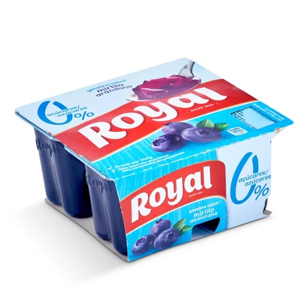 Gelatina de arándanos Royal pack 4 x 90 g - 0.36 kg - Imagen del producto en Findit