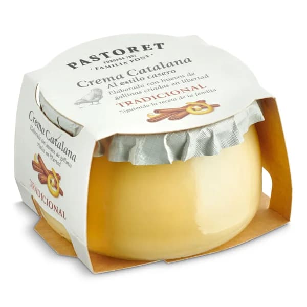 Crema catalana tardicional Pastoret tarrina 150 g - 1 ud - Imagen del producto en Findit