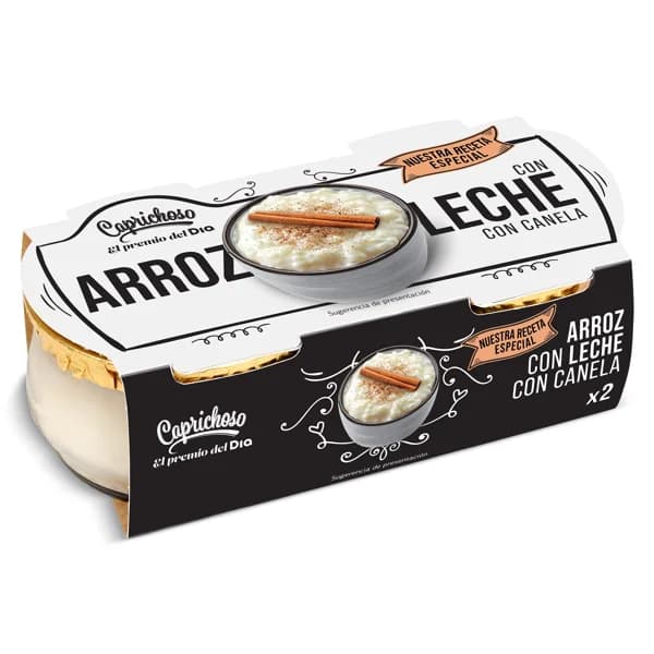 Arroz con leche con canela Caprichoso Dia pack 2 x 125 g - 0.25 kg - Imagen del producto en Findit