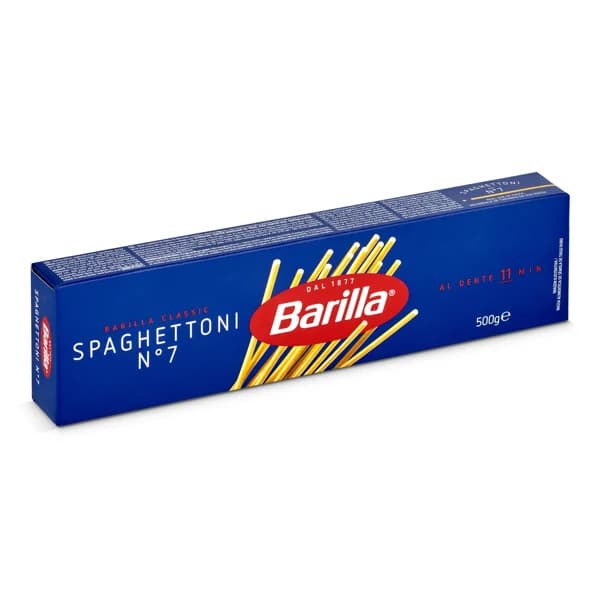 Espaguetis spaghettoni nº 7 Barilla caja 500 g - 1 ud - Imagen del producto en Findit