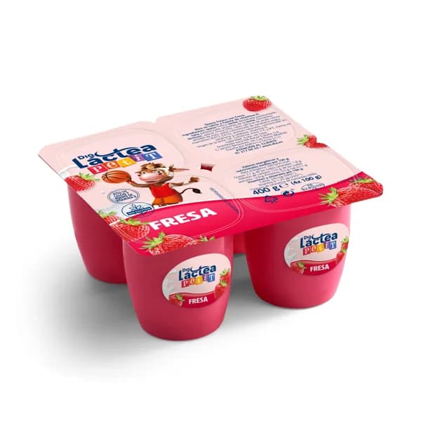 Petit de fresa Dia Láctea pack 4 x 100 g - 0.4 kg - Imagen del producto en Findit