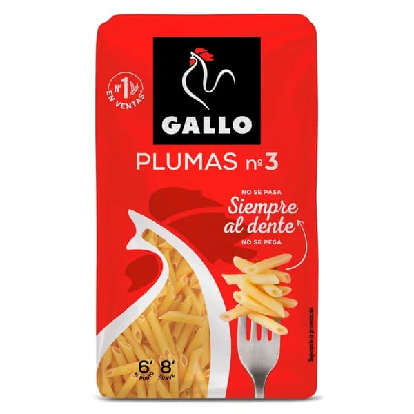 Plumas nº 3 Gallo bolsa 450 g - 0.45 kg - Imagen del producto en Findit