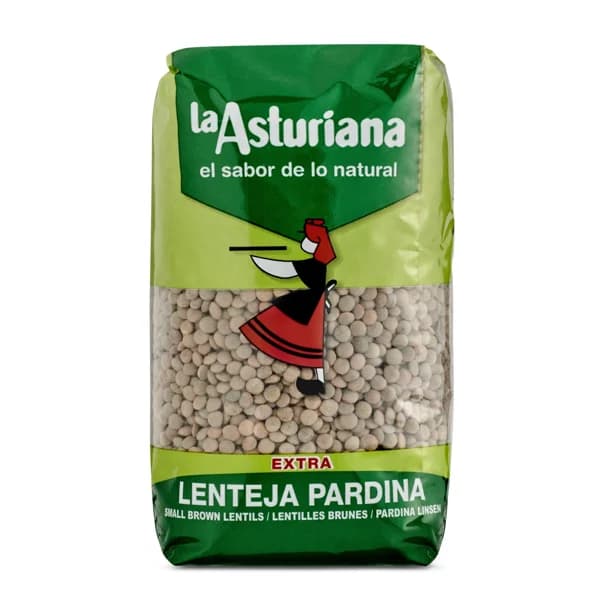Lenteja pardina Legumbres La Asturiana bolsa 500 g - 0.5 kg - Imagen del producto en Findit