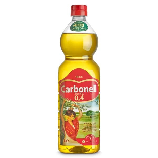 Aceite de oliva suave Carbonell botella 1 l - 1 ud - Imagen del producto en Findit