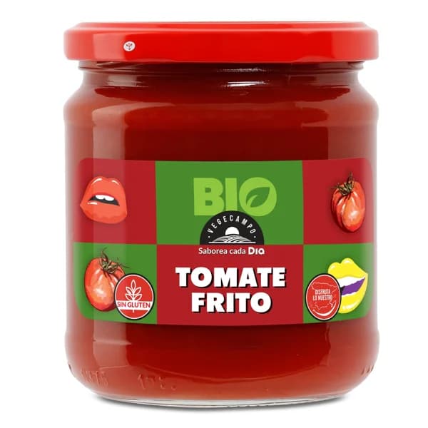 Tomate frito bio Vegecampo de Dia frasco 350 g - 0.35 kg - Imagen del producto en Findit