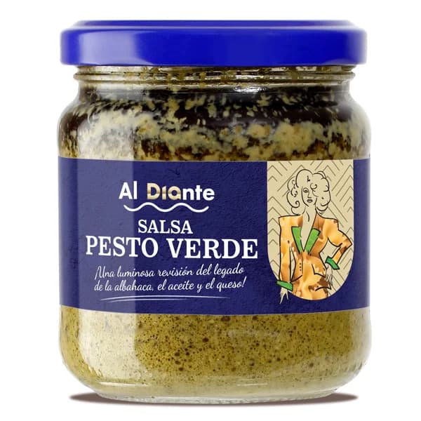 Salsa pesto verde Al Diante Dia frasco 185 g - 0.18 kg - Imagen del producto en Findit