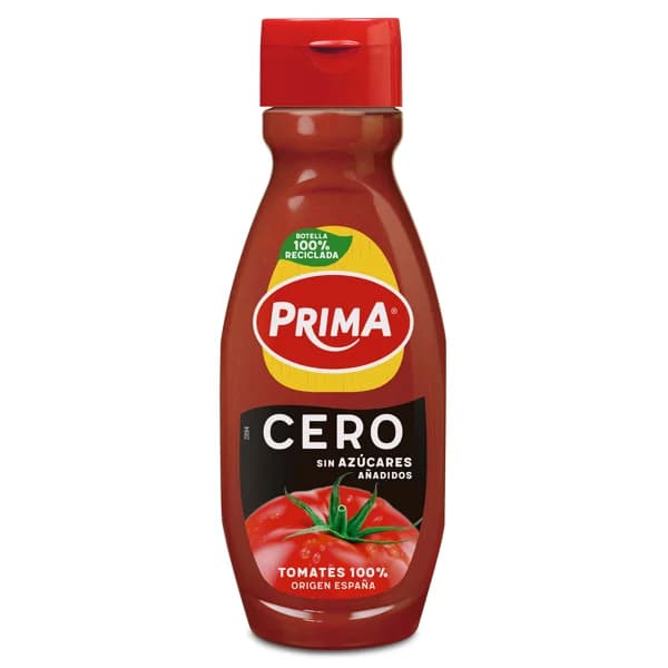 Ketchup cero azúcar Prima bote 510 g - 0.51 kg - Imagen del producto en Findit