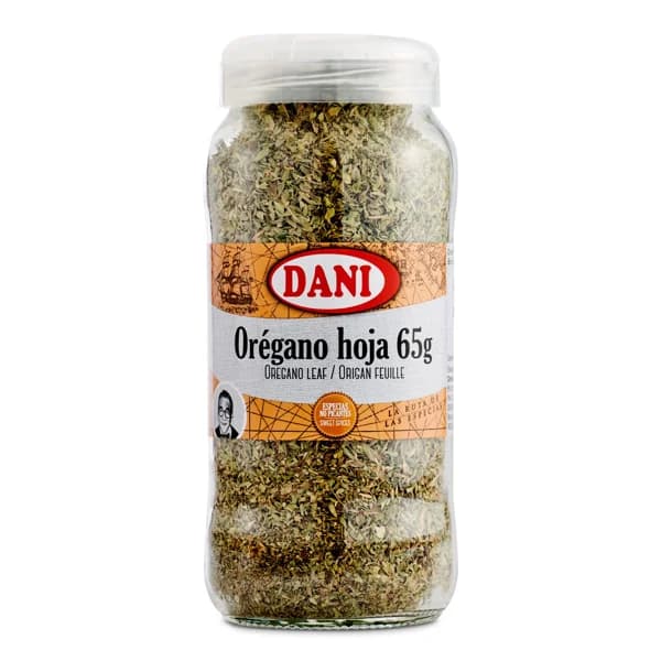 Orégano en hoja Dani frasco 60 g - 1 ud - Imagen del producto en Findit