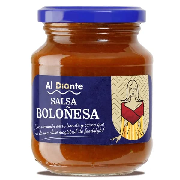 Salsa boloñesa Al Diante Dia frasco 300 g - 0.3 kg - Imagen del producto en Findit