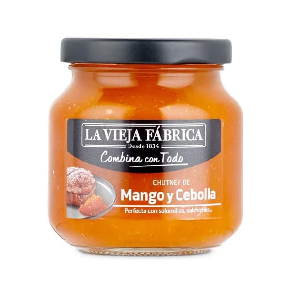 Chutney de mango y cebolla La vieja fabrica frasco 280 g - 1 ud - Imagen del producto en Findit