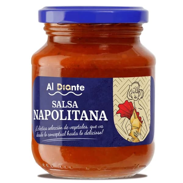 Salsa napolitana Al Diante Dia frasco 300 g - 0.3 kg - Imagen del producto en Findit