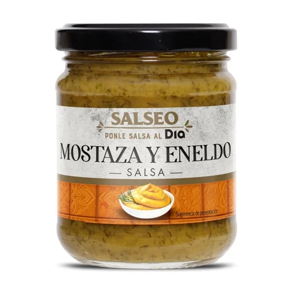 Salsa de mostaza y eneldo Salseo de Dia frasco 210 g - 0.21 kg - Imagen del producto en Findit