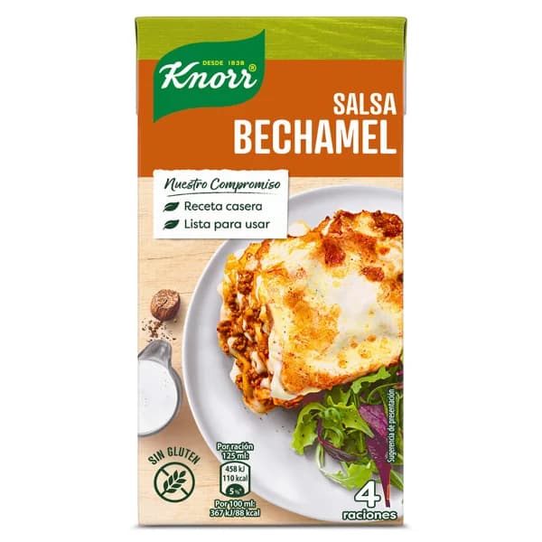 Salsa bechamel Knorr brik 500 ml - 0.5 l - Imagen del producto en Findit
