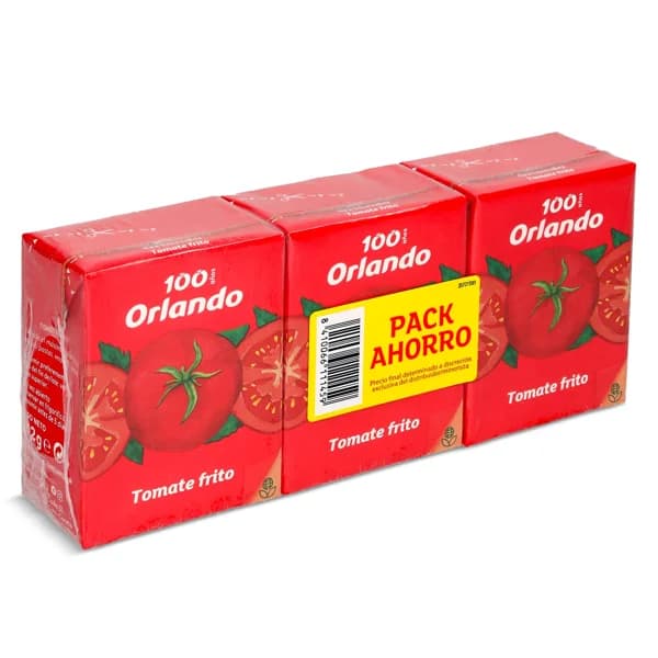 Tomate frito Orlando brik 3 x 212 g - 0.64 kg - Imagen del producto en Findit