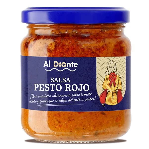 Salsa pesto rojo Al Diante Dia frasco 185 g - 0.18 kg - Imagen del producto en Findit