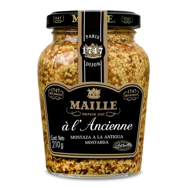 Mostaza a la antigua Maille frasco 210 g - 0.21 kg - Imagen del producto en Findit