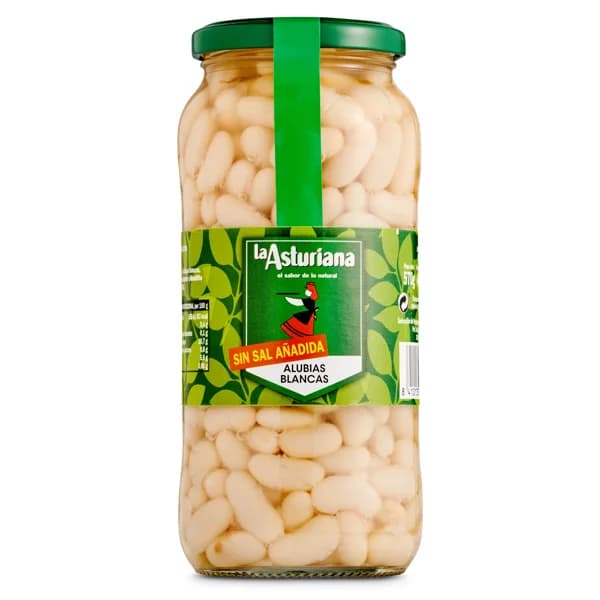 Alubia cocido sin sal Legumbres La Asturiana frasco 400 g - 0.4 ud - Imagen del producto en Findit