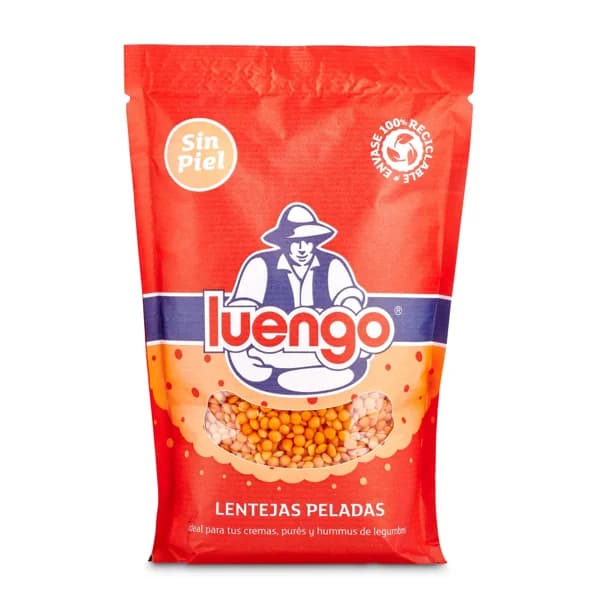 Lenteja roja pelada Luengo caja 400 g - 0.4 kg - Imagen del producto en Findit