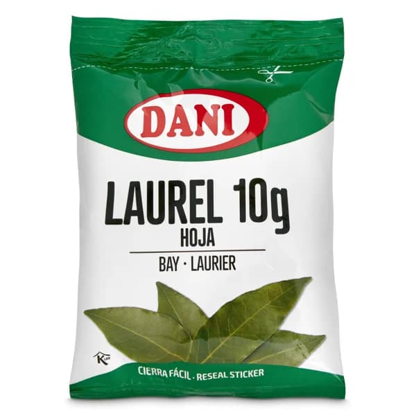 Hojas de laurel Dani bolsa 10 g - 0.01 kg - Imagen del producto en Findit