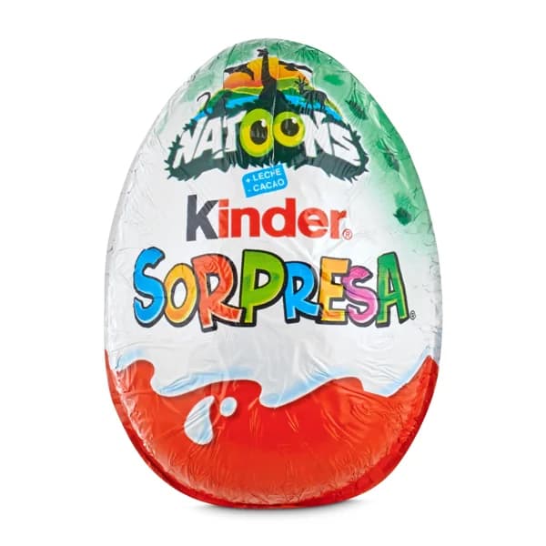 Huevo de chocolate con sorpresa Kinder 20 g - 1 ud - Imagen del producto en Findit