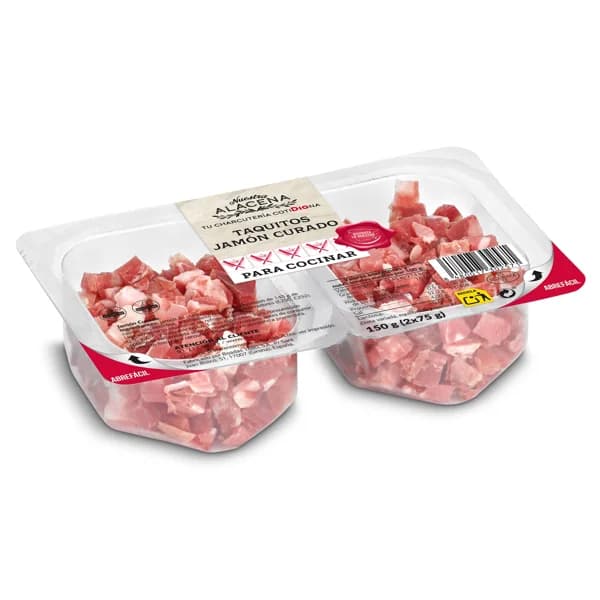 TAQUITOS de Jamón Curado para cocinar Nuestra Alacena de Dia sobre 2 x 75 g - 0.15 kg - Imagen del producto en Findit