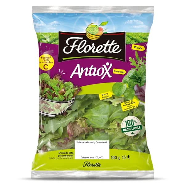 Ensalada antiox Florette bolsa 100 g - 1 ud - Imagen del producto en Findit