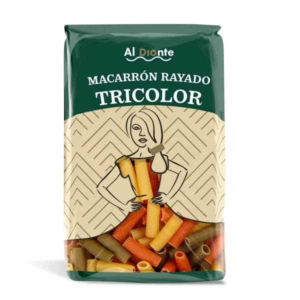 Macarrón rayado al diante Al Diante Dia bolsa 500 g - 0.5 kg - Imagen del producto en Findit