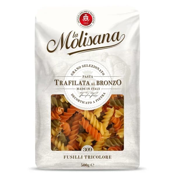 Fusilli tricolor nº 309 La molisana bolsa 500 g - 1 ud - Imagen del producto en Findit