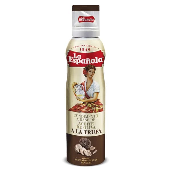 Aceite de oliva virgen extra y aroma de trufa La española spray 200 ml - 0.2 l - Imagen del producto en Findit