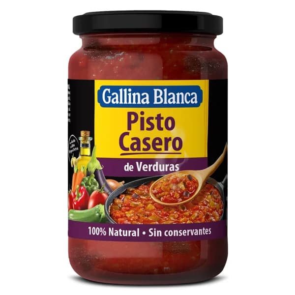 Sofrito casero de tomate y verduras Gallina Blanca frasco 325 g - 0.33 kg - Imagen del producto en Findit