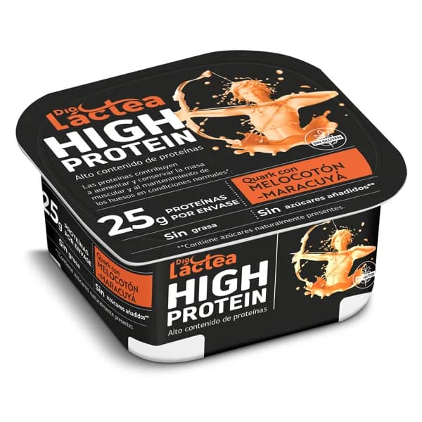 Preparado de queso quark con melocotón y maracuyá alto en proteínas Dia Láctea tarrina 200 g - 0.2 kg - Imagen del producto en Findit