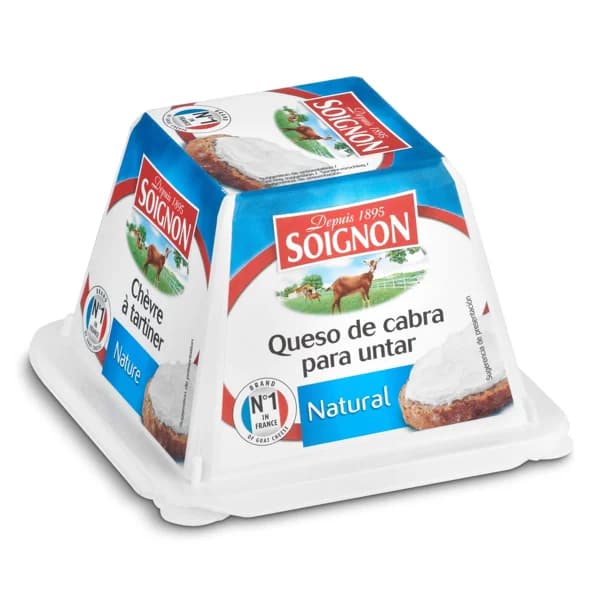 Queso de cabra para untar natural Soignon 150 g - 1 ud - Imagen del producto en Findit