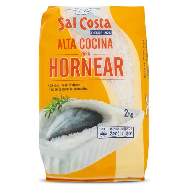 Sal de alta cocina para hornear Costa paquete 2 kg - 2 ud - Imagen del producto en Findit