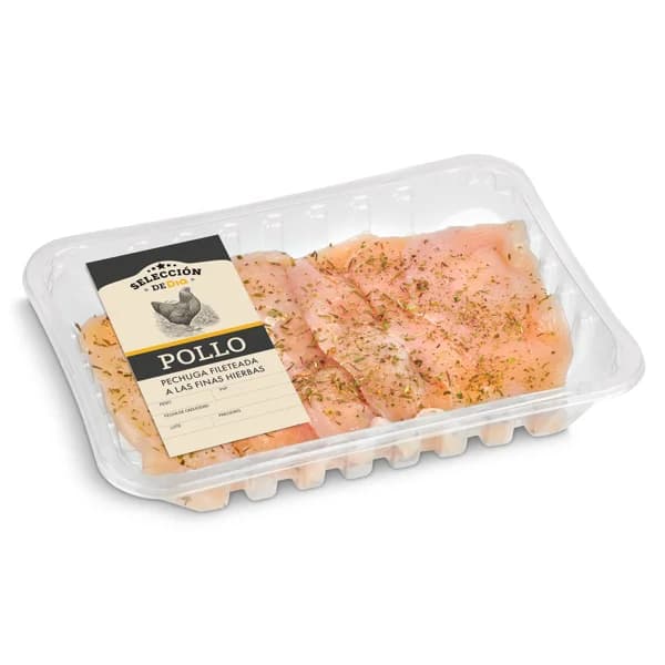 Filetes de pechuga de pollo a las finas hierbas Selección de Dia bandeja 450 g aprox. - 0.6 kg - Imagen del producto en Findit