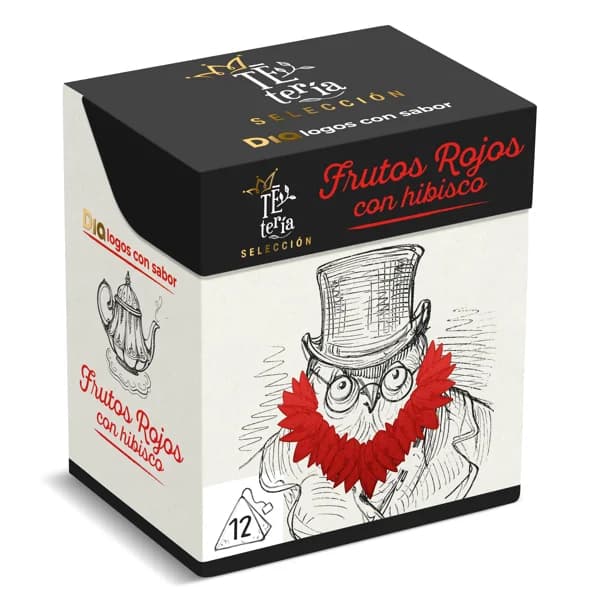 Frutos rojos con hibisco Tetería de Dia caja 12 unidades - 11.81 ud - Imagen del producto en Findit