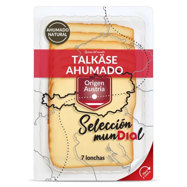 Queso ahumado Talkäse Selección Mundial de Dia sobre 120 g - 0.12 kg - Imagen del producto en Findit