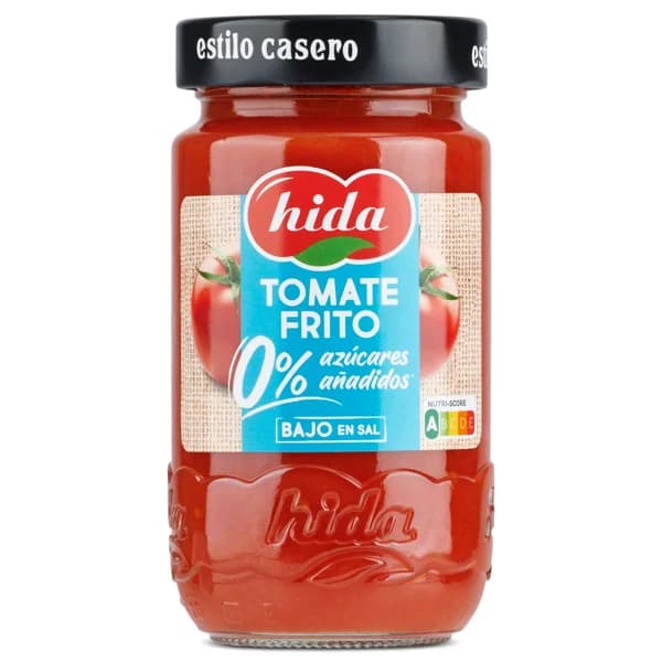 Tomate frito 0% azúcares añadidos Hida frasco 350 g - 0.35 kg - Imagen del producto en Findit