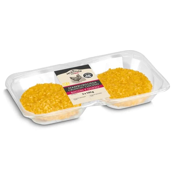 Burger crunchy chicken bacón y queso Selección de Dia bandeja 200 g - 0.2 kg - Imagen del producto en Findit