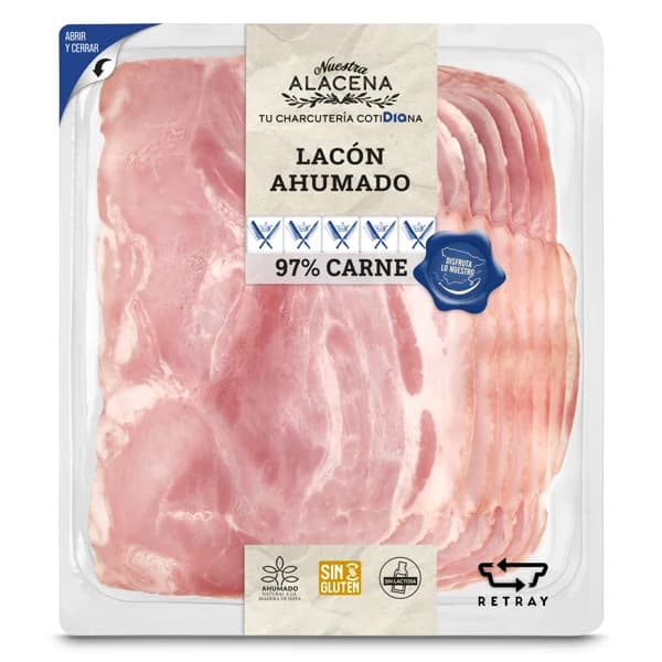 Lacón ahumado Nuestra Alacena de Dia sobre 150 g - 0.15 kg - Imagen del producto en Findit