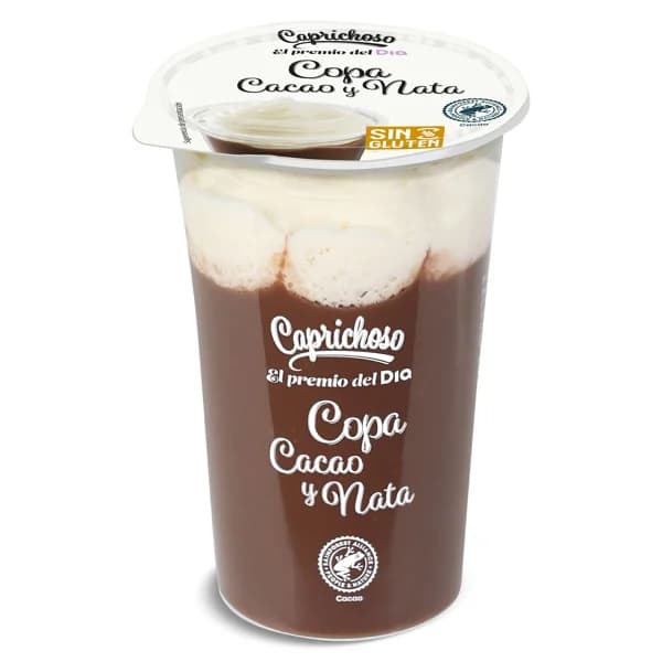 Copa de cacao y nata Caprichoso Dia vaso 200 g - 0.2 kg - Imagen del producto en Findit
