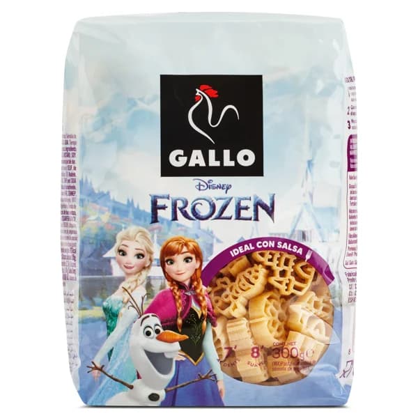Pasta Frozen Disney Gallo bolsa 300 g - 0.3 kg - Imagen del producto en Findit