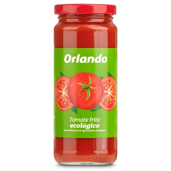 Tomate frito ecológico Orlando frasco 340 g - 0.34 kg - Imagen del producto en Findit