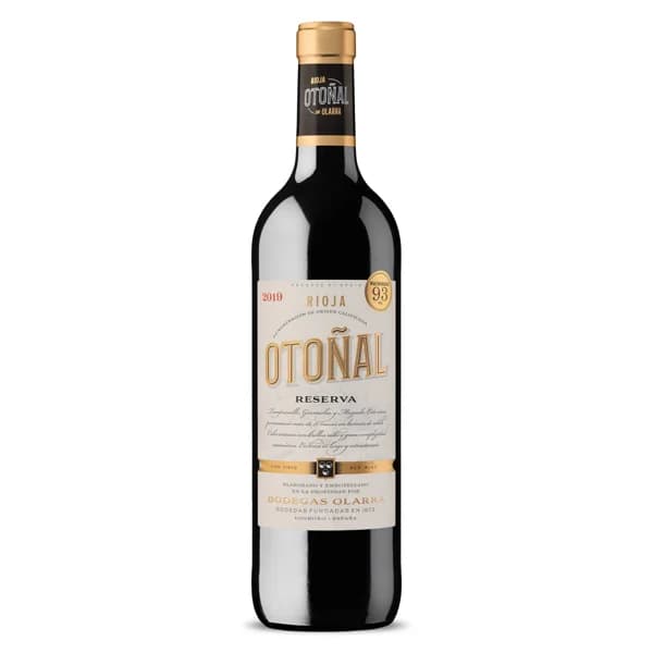 Vino tinto reserva D.O. Rioja Otoñal botella 75 cl - 1 ud - Imagen del producto en Findit