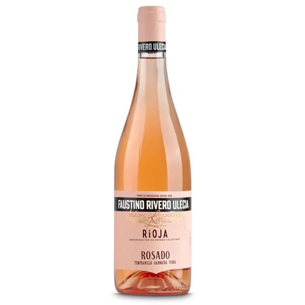 Vino rosado do rioja Faustino Rivero botella 75 cl - 1 ud - Imagen del producto en Findit