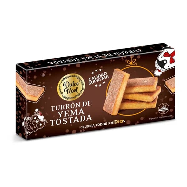 Turrón de yema tostada Dulce Noel Dia caja 150 g - 1 ud - Imagen del producto en Findit