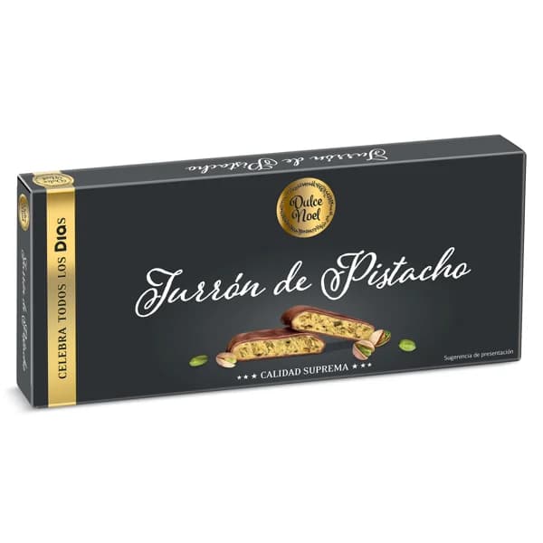 Turrón de pistacho Dulce Noel Dia caja 150 g - 1 ud - Imagen del producto en Findit