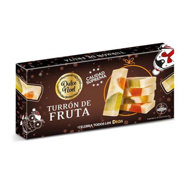 Turrón de fruta Dulce Noel Dia caja 150 g - 1 ud - Imagen del producto en Findit