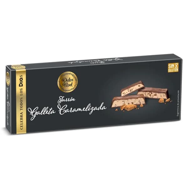 Turrón praliné con galleta caramelizada Dulce Noel Dia caja 150 g - 1 ud - Imagen del producto en Findit